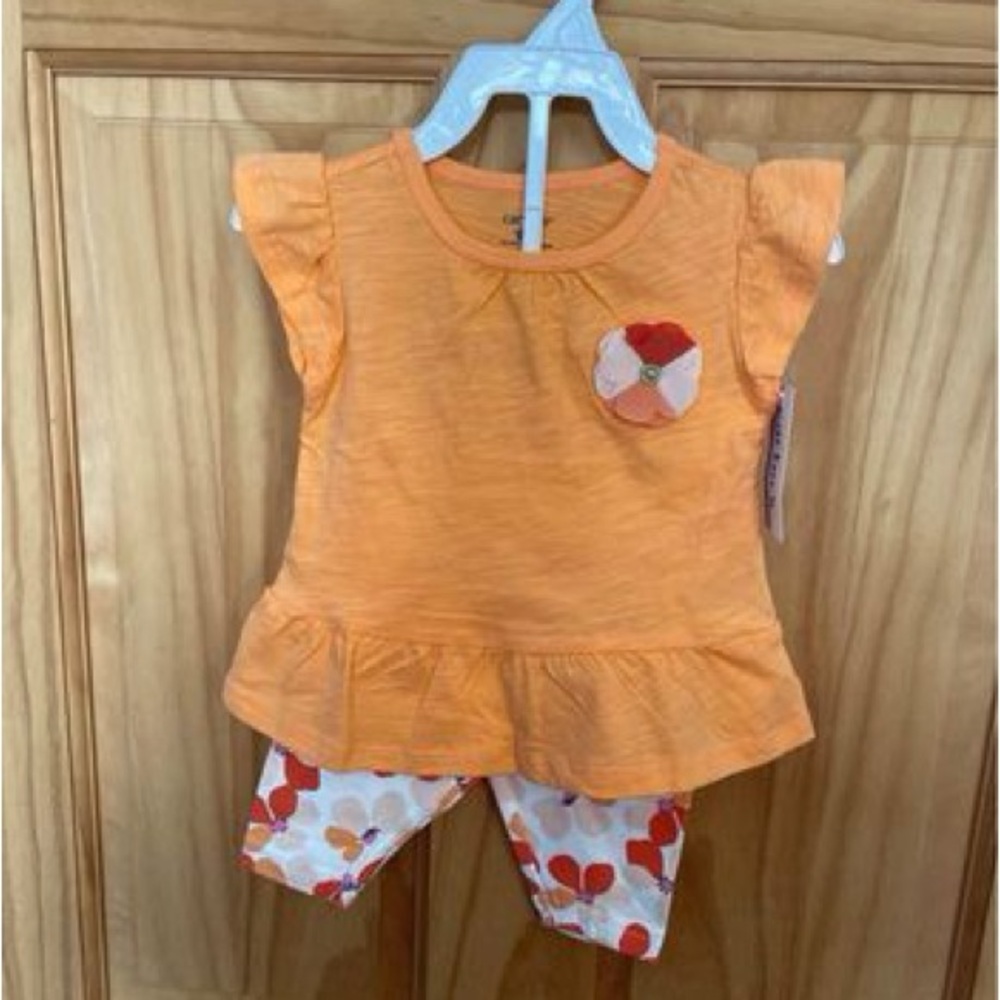 New With Tags Carter’s Baby Girl’s Outfit Size 18 Months 2 Piece Set